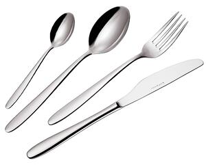 ARMONIA 24 Piece Cutlery Set in 18/10 Stainless Steel, Mirror Polished with 3mm Thickness