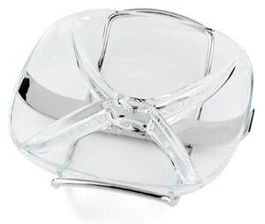 Square appetizer dish with 4 Compartments UNOMILLE 25x25 cm