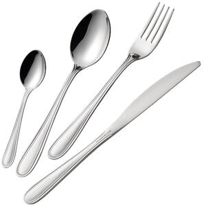 CITY 24 Piece Cutlery Set in 1810 Stainless Steel, Mirror Polished, 1.8 mm Thickness EME