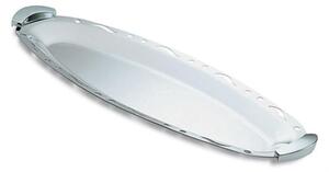 PUNTO E VIRGOLA Oval Fish Tray 60 cm with Polished Steel Handles