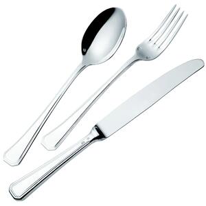 SAVOIA ARGENTATO Silver-Plated Cutlery Set 24 Pieces Stainless Steel Silver 25 Micron