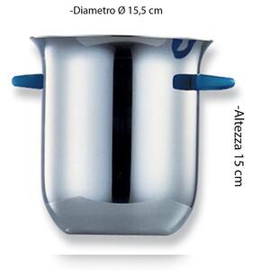 GUMMY Stainless Steel Ice Bucket 15.5xh15 with Coloured Handle, Polished