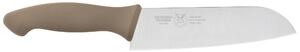 Santoku Knife 18 cm, Dove Grey, Thermoplastic Rubber Handle
