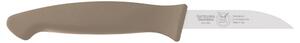 Kitchen Knife for Vegetables, Straight Sharp 8 cm in Dove Grey, Thermoplastic Rubber Handle