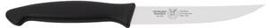 Serrated Steak Knife 12 cm, Black Colour, Thermoplastic Rubber Handle