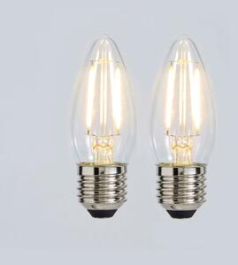 Set of 2 Status 2.5W ES Filament Candle Bulbs