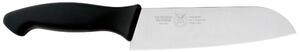 Santoku Knife 18 cm, Black Colour, Thermoplastic Rubber Handle