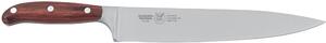 Forged Carving Knife with 24 cm Forged Blade in W.Nr.1.4116 Steel, Ash Wood Handle, forgiati