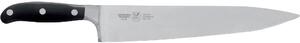 Forged Chef's Carving Knife with 31 cm W.Nr.1.4116 Steel Blade, Black Forged Handle, Acetal Resin Handle and Stainless Steel Rivets - forgiati