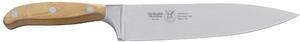 Kitchen Knife with 20 cm Forged Blade in W.Nr.1.4116 Steel, Ash Wood Handle, Forgiati
