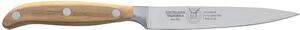 Kitchen Paring Knife with Forged 11 cm Blade in W.Nr.1.4116 Steel, Ash Wood Handle, Forgiati