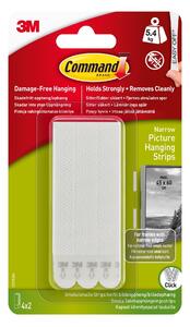 Set of 4 Command Narrow Hanging Strips White