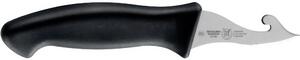 Professional Accessory Used for Oyster Opening, 20 cm Stainless Steel, Polished Blade and Black Handle