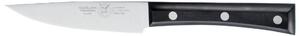 12 cm Wide Steak Knife, Black Colour, Black Acetal Resin Handle - Forgiati