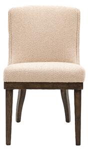 Set of 2 Walpi Dining Chairs, Fabric Taupe