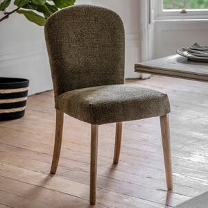 Set of 2 Lodi Dining Chairs, Fabric Moss Green