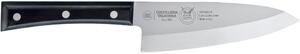 Tempered Steel Deba Knife 18/10, 18 cm, Paperstone Handle Small Cleaver Allows Cutting Fish Heads Without Damage - Paperstone