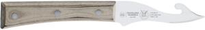 Stainless Steel Oyster Knife 9 cm with Paperstone Handle in Hazelnut Colour - Paperstone