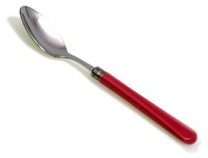 Giulietta Coffee Spoon Set of 6 Stainless Steel 18.10 AISI430 14.5 cm Length PBT Handle Dishwasher Safe Red
