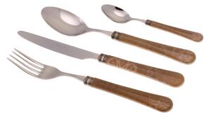 Boston 24-Piece Multicoloured Cutlery Set in 18/10 Stainless Steel with 2.5 mm Thick Coloured Methacrylate Handle