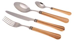 Coloured Cutlery Set 24 Pieces BOSTON in 18/10 Stainless Steel with 2.5 mm Thick Multicolour Methacrylate Handle