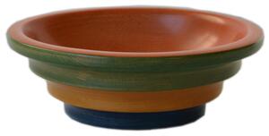 Deep Dish Salad Bowl, Cookie Jar, Candy Holder ARENA 18xh6 cm Orange Interior, Exterior in 6 Colours