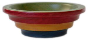 Deep Dish Salad Bowl, Biscuit Tin, Candy Holder ARENA 18xh6 cm Green Interior, Exterior in 6 Colours