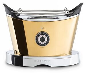 Volo D�vor� Designer Toaster with 4 Functions: BROWNING up to 6 Levels Dimensions 32x20h 30 cm Gold Colour PVD Gloss Finish