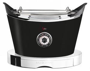 Volo D�vor� Designer Toaster with 4 Functions: BROWNING up to 6 Levels, Dimensions 32x20h 30 cm, Matte Black Colour