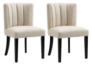 Set of 2 Hatfield Dining Chairs - Limestone