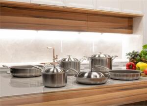 12-Piece TRITANIA ZERO-TOXIC Titanium Cookware Set, 100% Solid Titanium Cooking Surface, Nickel-Free