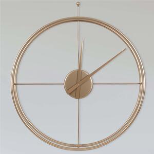 Modern Wall Clock BIG ESSENZIALE Large Size 90 cm Gold Hands Laser Cut with Two-component Gold Paint