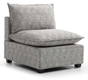 Moda Boucle Modular Armless Chair Moda Boucle Grey