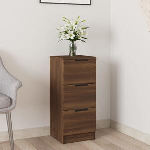 Sideboard Brown Oak 30x30x70 cm Engineered Wood