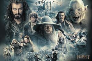 Art Poster Hobbit - The Battle Of The Five Armies Scene, (40 x 26.7 cm)