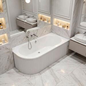 Bathtub Rea Orion Stripe Right 150cm