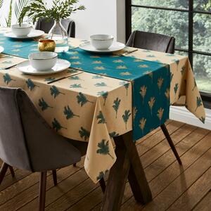 Luxe Palm Table Cloth Beige/Green