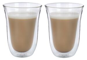 Set of 2 La Cafetiere Jack Latte Cups Clear