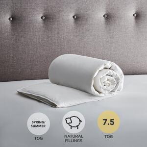 Fogarty White Duck Feather and Down 7.5 Tog Duvet White
