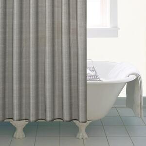 Silver Sparkle Shower Curtain Silver