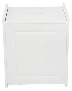 Verona White Laundry Basket White