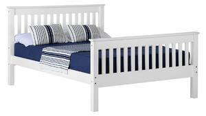 Monaco High Foot End Bed White