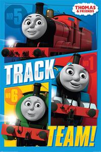 Poster Thomas & Friends - Track Team, (61 x 91.5 cm)