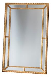 Mansfield Rectangle Mirror, Gold Effect Effect 121x80cm Gold