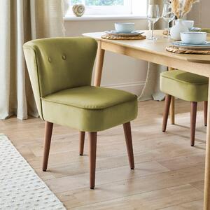 Eliza Dining Chair, Velvet Olive