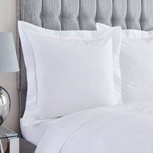 Dorma Egyptian Cotton 400 Thread Count Percale Continental Pillowcase White