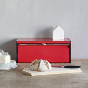 Brabantia Passion Red Fall Front Bread Bin Red