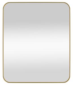 Wall-mounted Mirror Gold 50x60 cm Rectangle