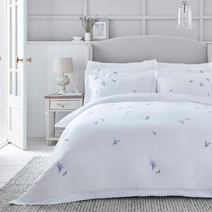 Dorma Ashmore Lavender 100% Cotton Duvet Cover and Pillowcase Set Lavender