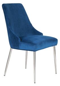 Peyton Dining Chair, Velvet Navy Blue